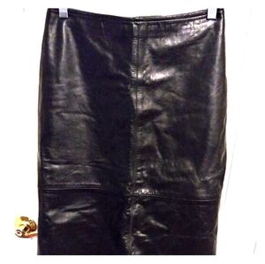 Old Navy Leather Skirt